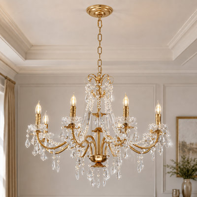 Jahmil 8 - Light Dimmable Classic / Traditional Chandelier