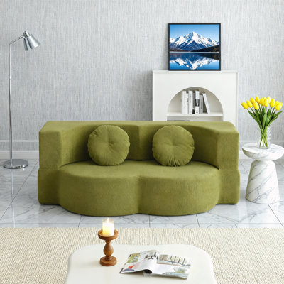 Canapé-lit avec coussin