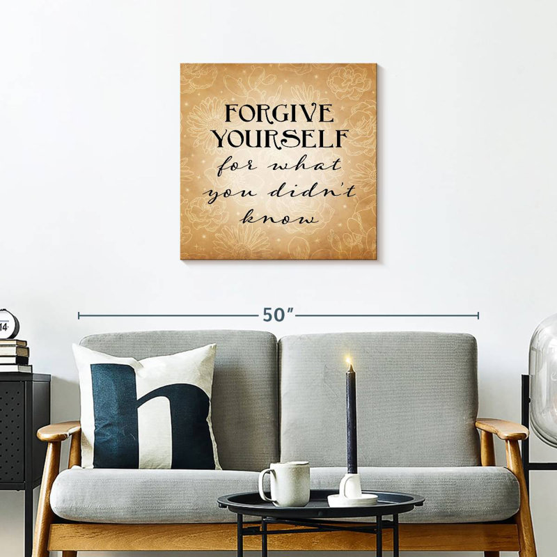 Forgive Yourself, 24" H x 24" W