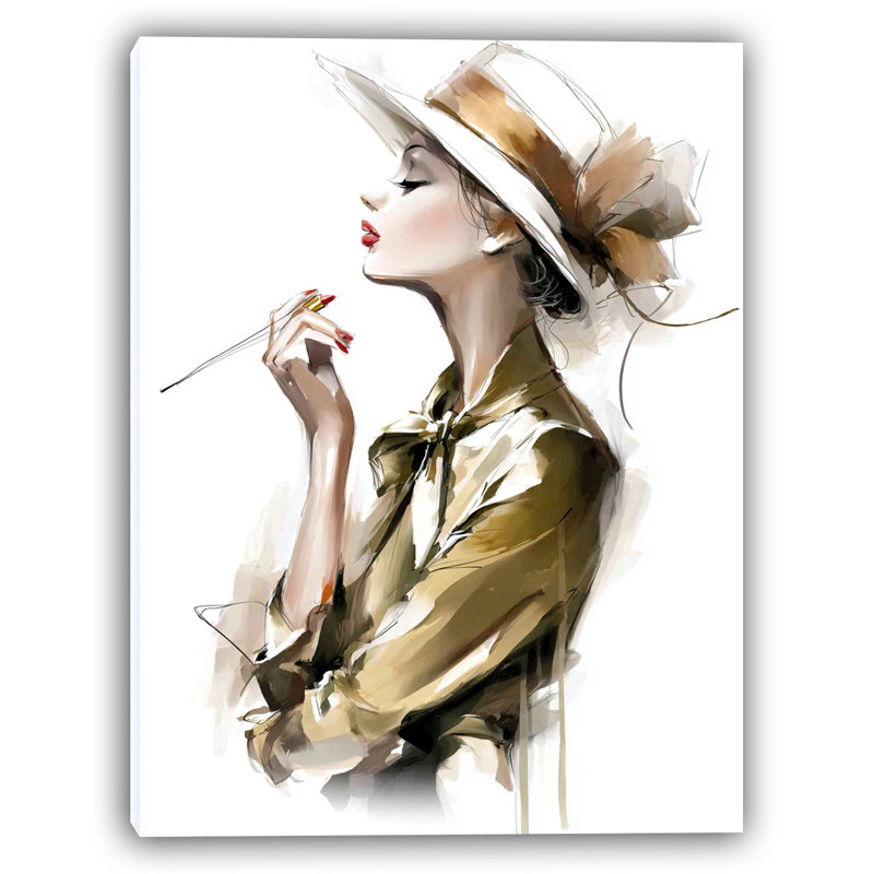 «Timeless Allure», art mural sur toile tendue, H 24 po x l 16 po
