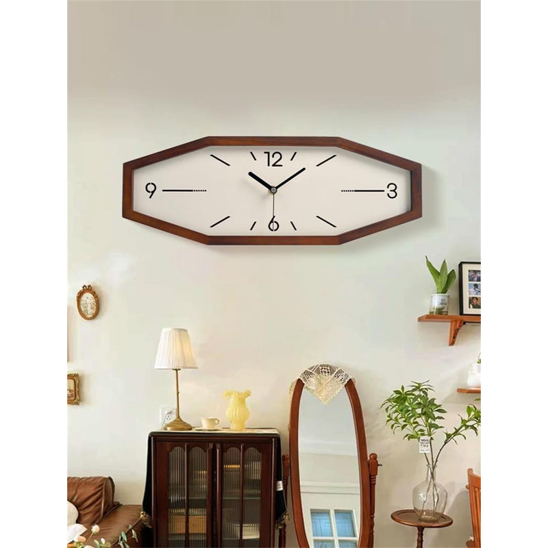 Wooden Retro Wall Clock