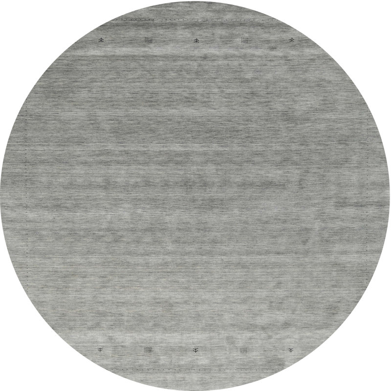 Tapis gris zone contemporaine, Rond 4 pi