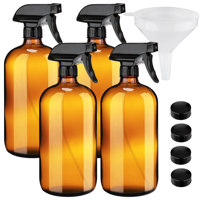 4 - 32 Ounce Glass Spray Bottles