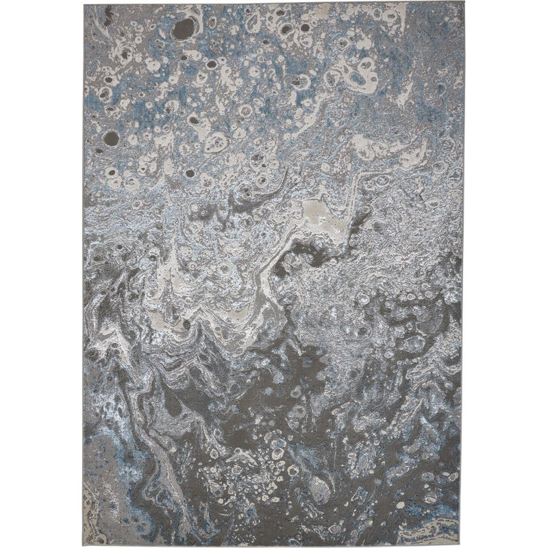 Slaton Performance Abstract Indoor Rug, Rectangle 10' x 13'2"