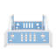 Lit plateforme classique avec roulettes en forme de voiture-862978798