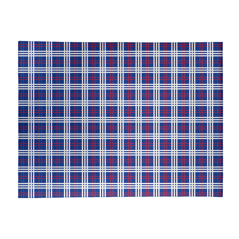 Plaid Indoor Rug, Rectangle 9' x 12'