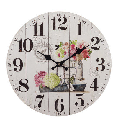 Celestia Wood Wall Clock
