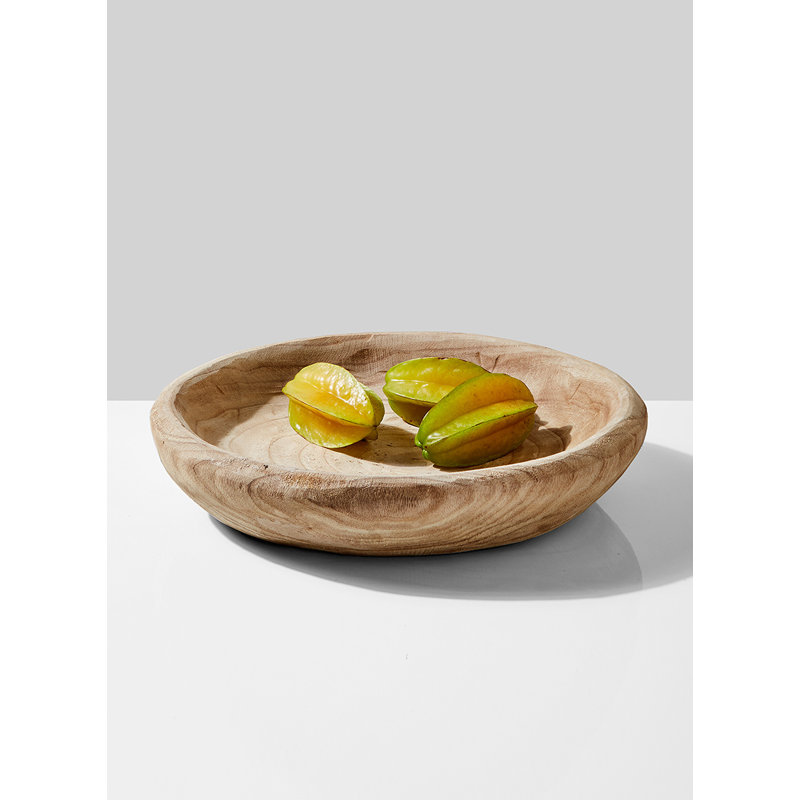 Small Natural Paulownia Wood Decorative Serving Tray