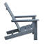 Chaise Adirondack en PEHD toutes saisons avec design ergonomique et confortable
