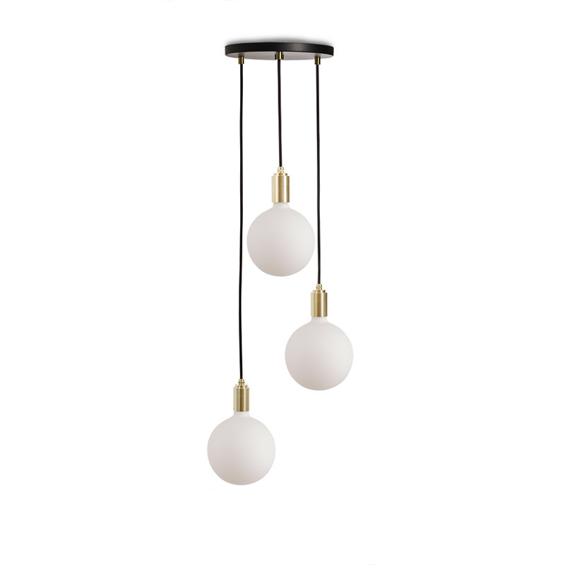 Sphere IV 3 - Light Pendant, Brass