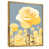 Toile avec cadre flottant or