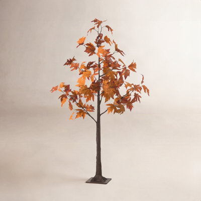 96" Pre-Lit Maple Tree with Base Included