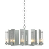 New Town 10 - Light Unique/Statement Wagon Wheel Chandelier