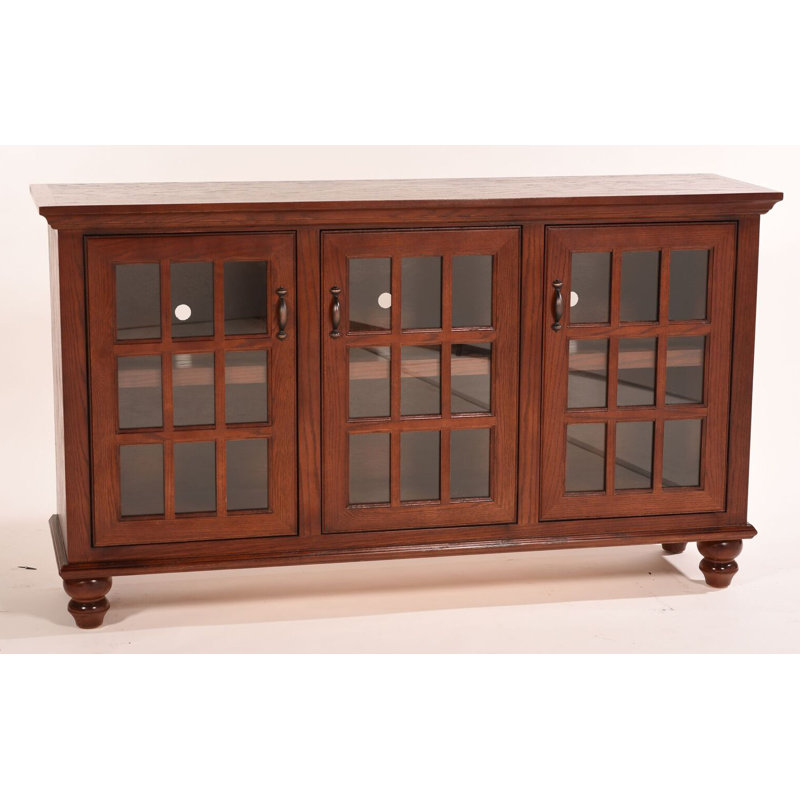 Franson Unfinished TV Stand for TVs up to 70", Concord Cherry