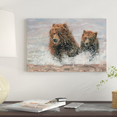 " The Bears Are Coming " Oil Print