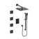 ZLINE Autograph Edition Crystal Bay Thermostatic Shower System with Body Jets