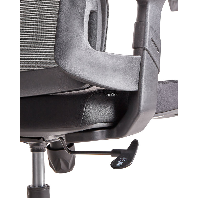 Office Chair Swivel BARD Fabric, Black, Black