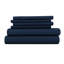 Ensemble de draps pour lit en microfibre brossée de 6 pièces Simply Soft-24746547-24746561