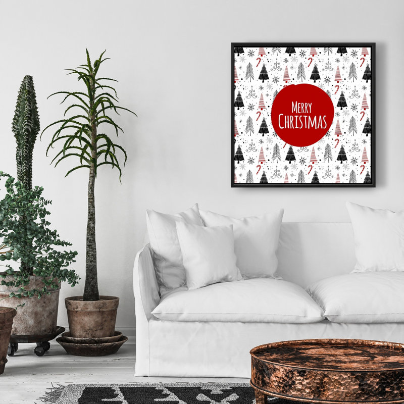 «Merry Christmas», reproduction sur toile