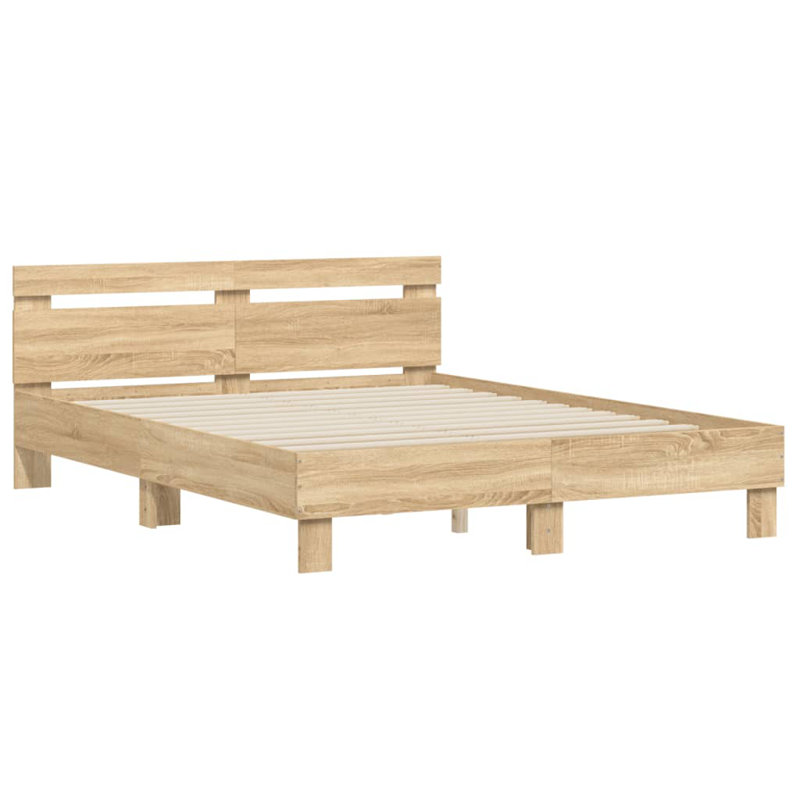 Ninabelle Bed, Sonoma Oak, Double ( 140 x 200 cm)