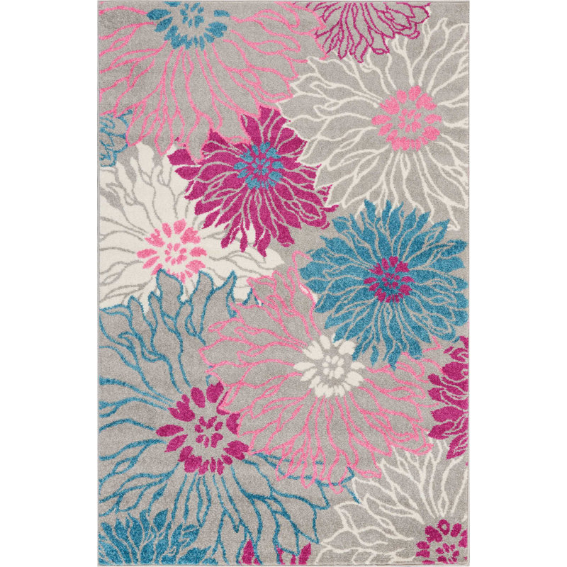 Tapis gris, Rectangle 3 pi 9 po x 5 pi 9 po