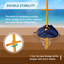 Parasol de plage 5 pi 4 po Moncher-1465453358