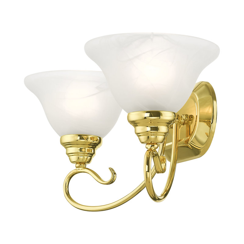 Aquala 2 - Light Dimmable Vanity Light, Polished Brass