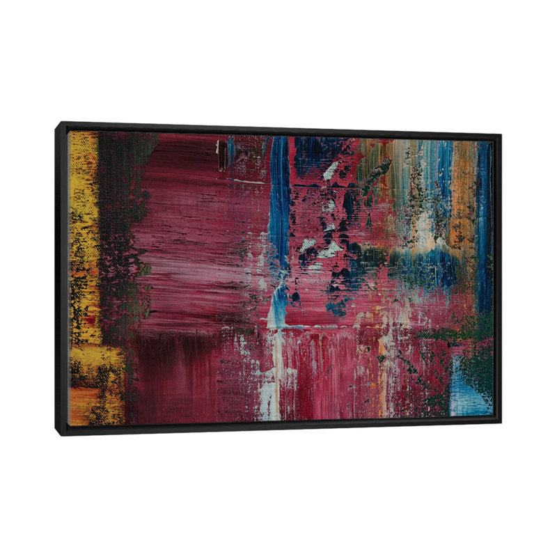 «Punk Cindy», reproduction sur toile, H 32 po x l 48 po x P 1,5 po, Toile avec cadre flottant noir, Pas de tapis