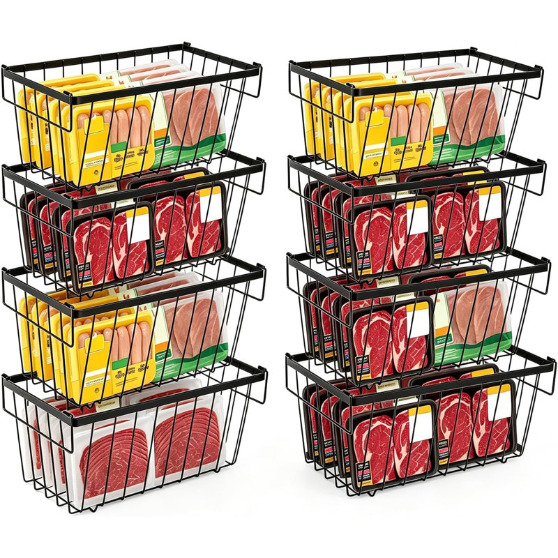 Freezer Storage Baskets Food Storage Container