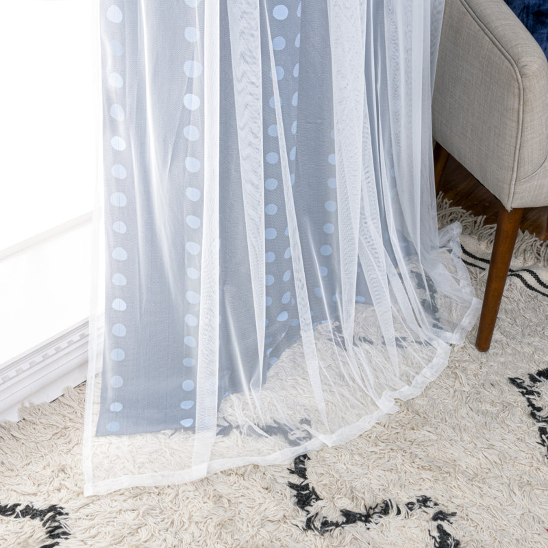 Brayshaun Room Darkening Curtain, Navy
