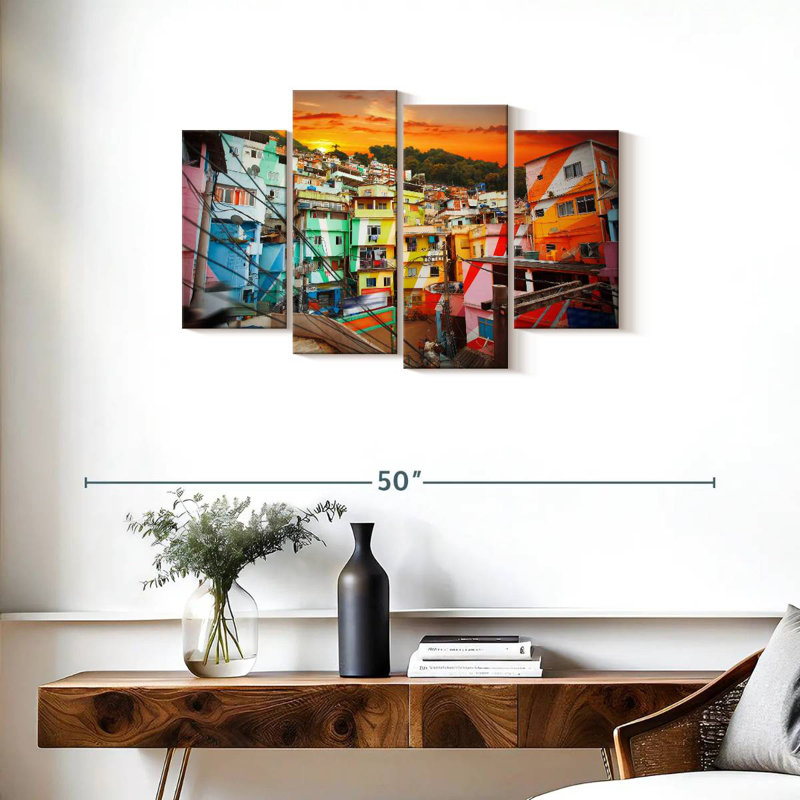 Nicci Rio De Janeiro Favela, 22" H x 36" W