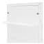 Double lit escamotable mural simple avec armoires et tablettes de rangement centrales - Ensemble de lit pliant compact pour les chambres d'amis