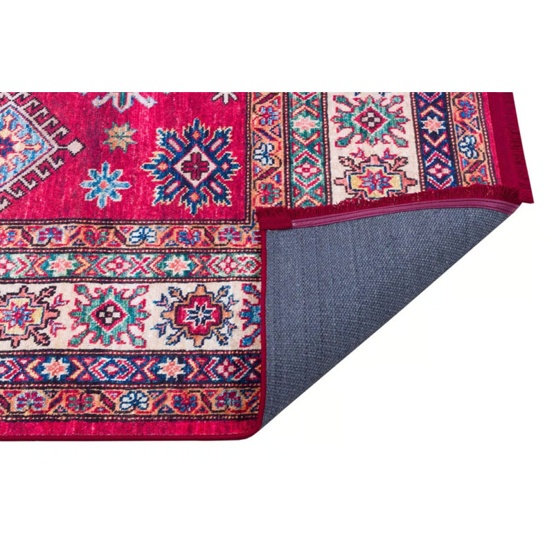 Tapis intérieur / extérieur en coton Sabesan, Rectangle 2 pi 7 po x 4 pi 11 po