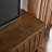Mid Century Modern Fluted TV Stand For 65 Inch TV, Entertainment Center With Storage, Farmhouse Wood Media Console For Living Room Apartment Office, Accent Table, 2 Door & 1 Drawer & Solid Wood Leg