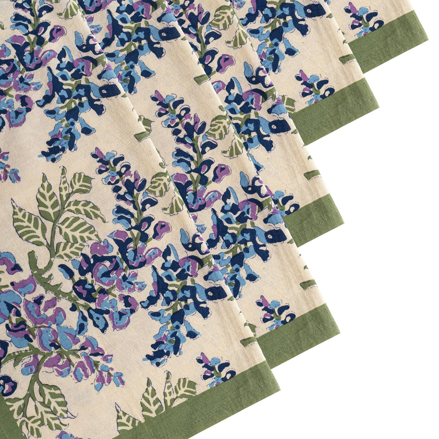 Kappa Cotton Napkin, Blue/Green