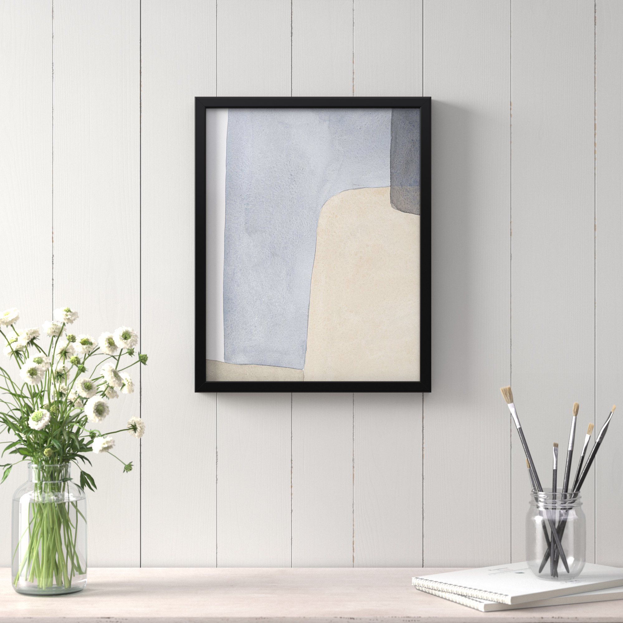 Dreamy Hues by Julia Balfour, Black Framed Paper, 20" H x 16" W x 1.25" D