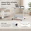 Bureau debout à hauteur ajustable sur roulettes, table d'ordinateur portable pliable pour bureau de chambre à coucher-133475689