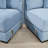 Cohette U-Shaped Corduroy Sectional Sofa with Ottomans & Throw Pillows-114887973