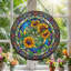 Panneau de vitrail Sunflower Moon-1114072792