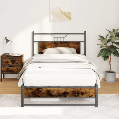 Bed Frame Without Mattress Engineered Wood