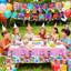 Super Kitties, décorations de fête d'anniversaire pour enfants, ensemble de vaisselle et décorations de fête Super Kitties, 128 pièces