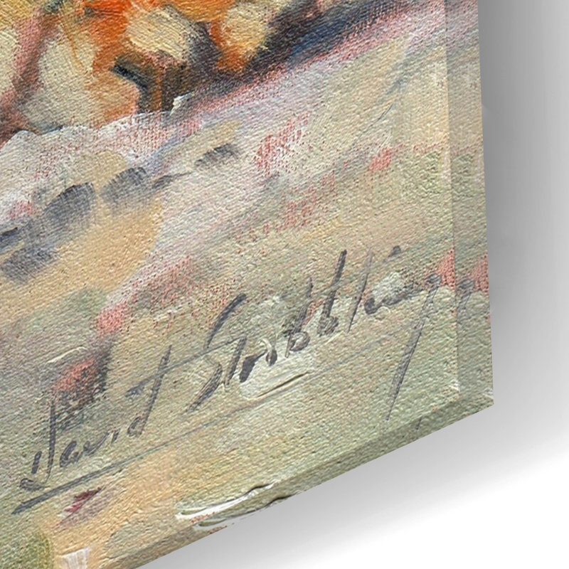 sur plastique / acrylique, H 12 po x l 16 po x P 0,13 po