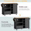 46 cm W Kitchen Island with