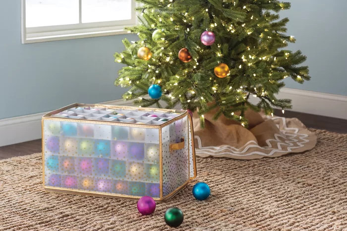 How To Conveniently (& Safely) Store Your Christmas Ornaments! #hometi, Ornament Storage