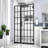 Shower Door 40" W x 72" H Pivot Frameless Shower Door with Pattern Glass, 2/5 in. (10mm), Open Entry Design in Matte Black