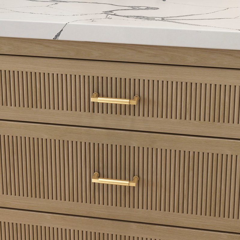 4431 Gramercy Pull, Satin Brass