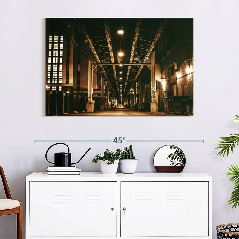 Mehar Chicago Train Bridge, 26" H x 39" W