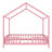 Low House Style Bed With Curtains-1784003896-1784003903
