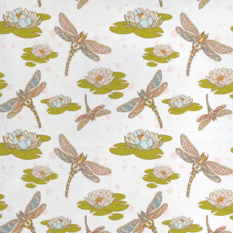 Tissu libellule, H 36 po x l 58 po x P 1 po