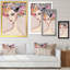 «Floral Fashion Woman Portrait», art mural sur toile Glam-1951579759-1951579746